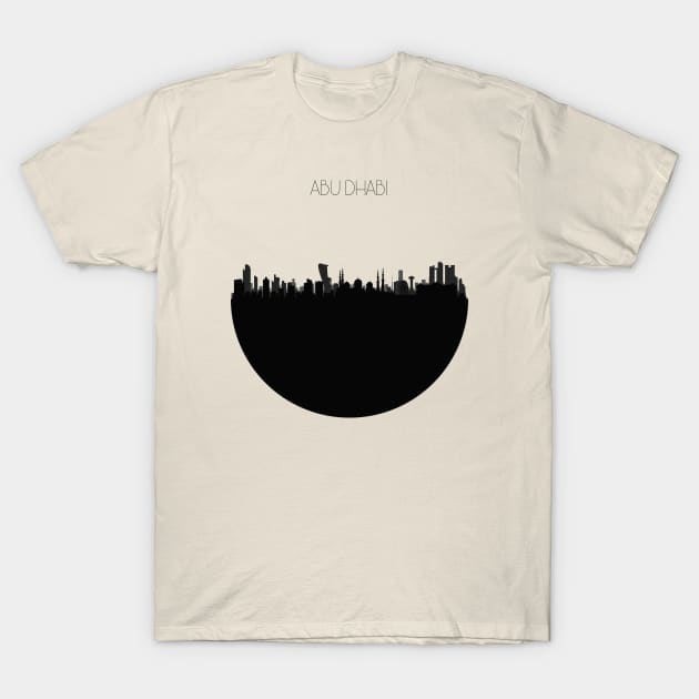 Abu Dhabi Skyline T-Shirt by inspirowl